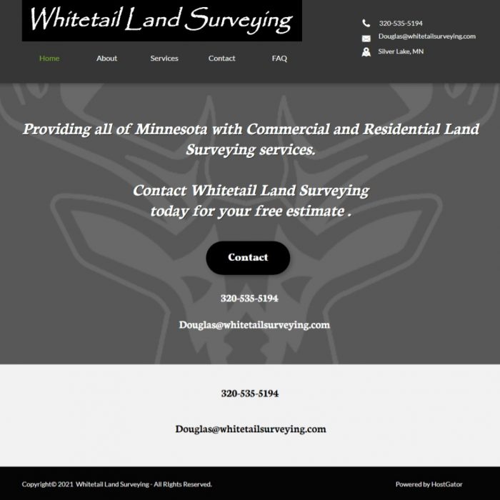 Whitetail Land Surveying